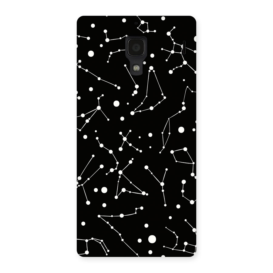 Black Constellation Pattern Back Case for Redmi 1S