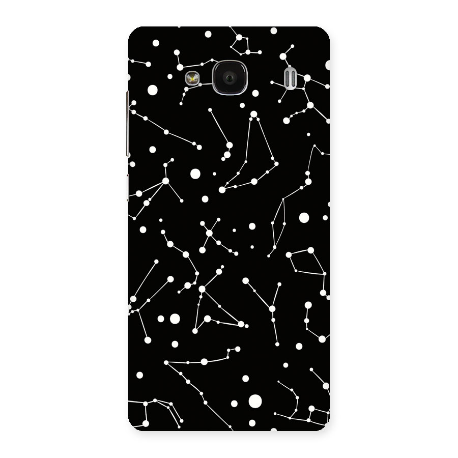 Black Constellation Pattern Back Case for Redmi 2