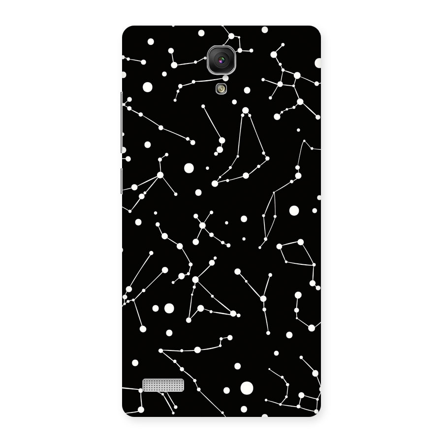 Black Constellation Pattern Back Case for Redmi Note