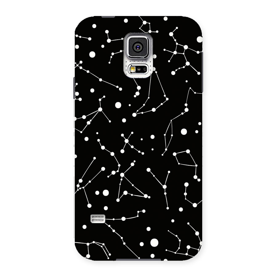 Black Constellation Pattern Back Case for Samsung Galaxy S5