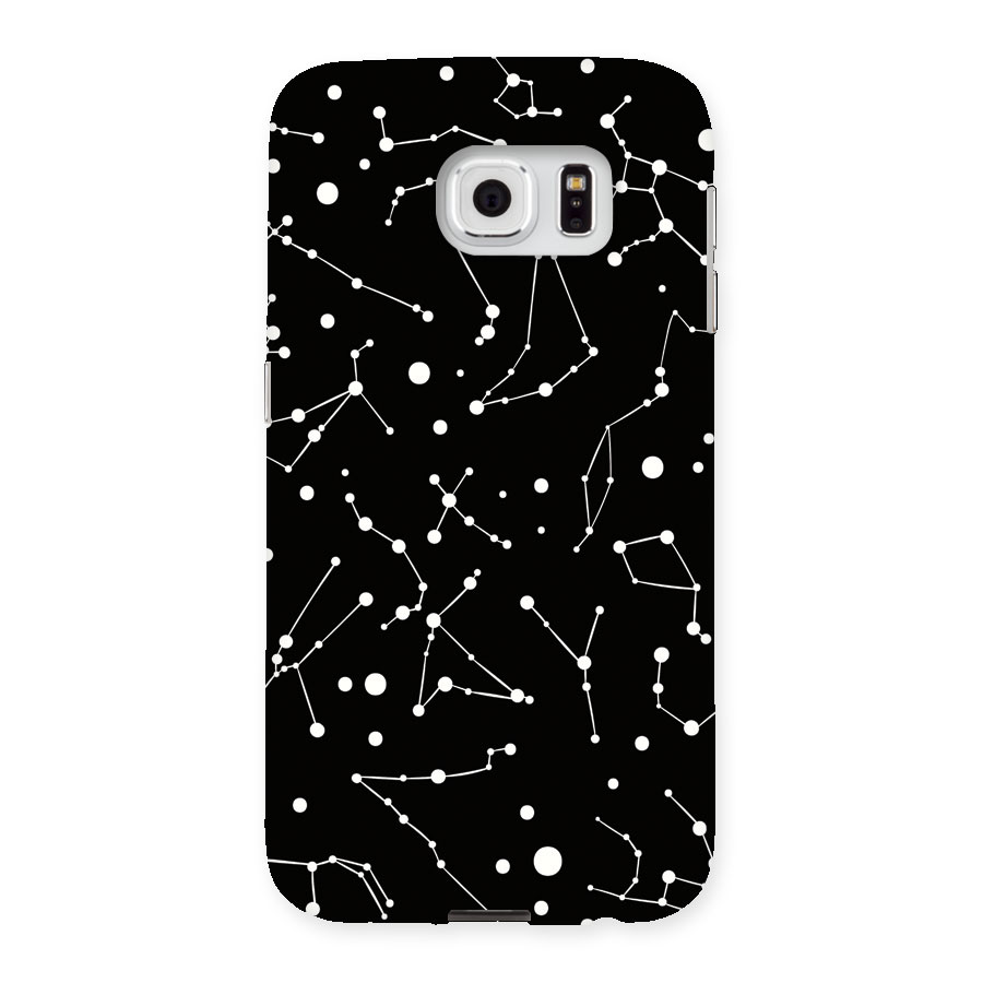 Black Constellation Pattern Back Case for Samsung Galaxy S6