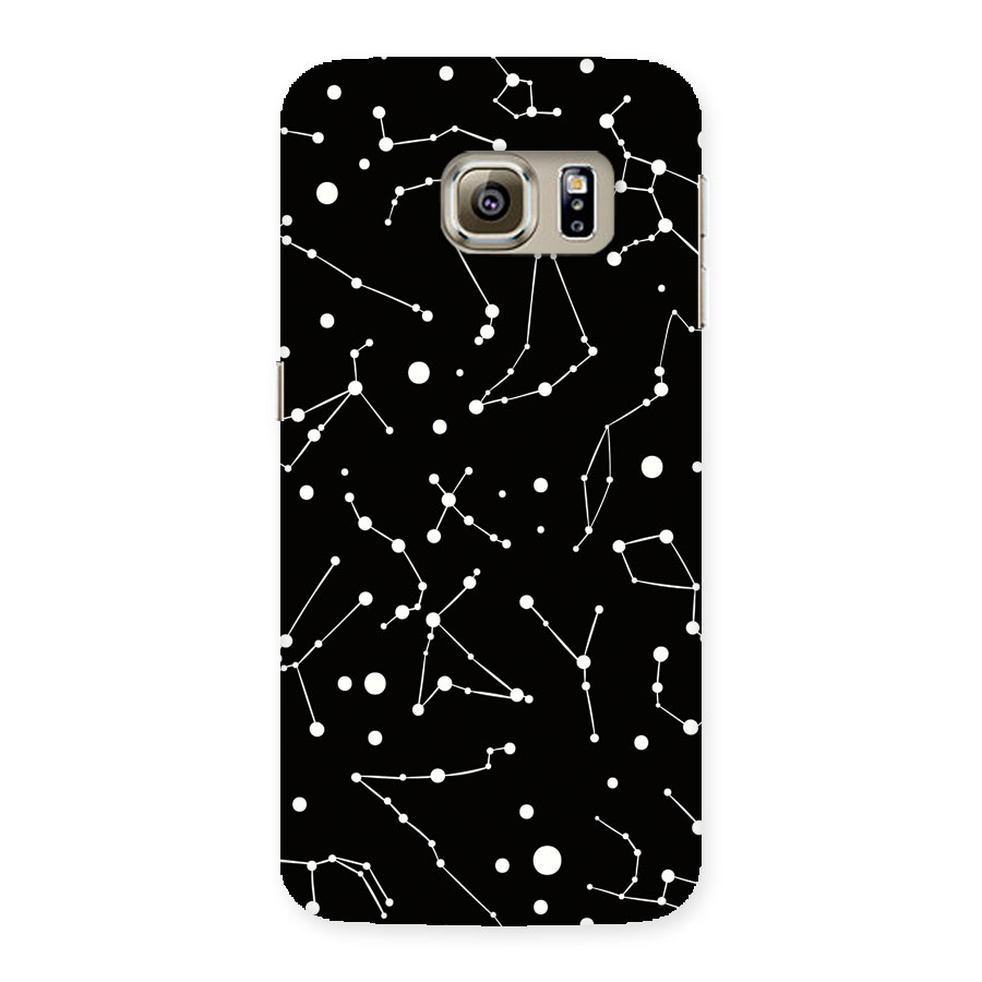 Black Constellation Pattern Back Case for Samsung Galaxy S6 Edge