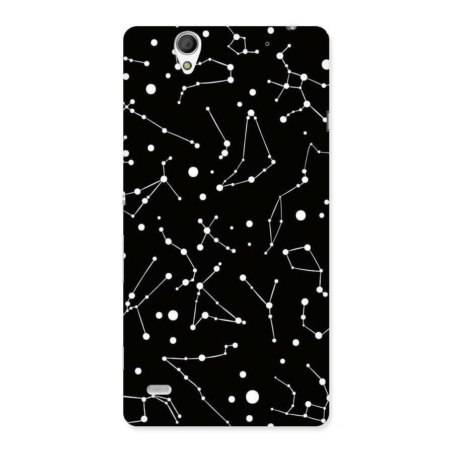 Black Constellation Pattern Back Case for Sony Xperia C4