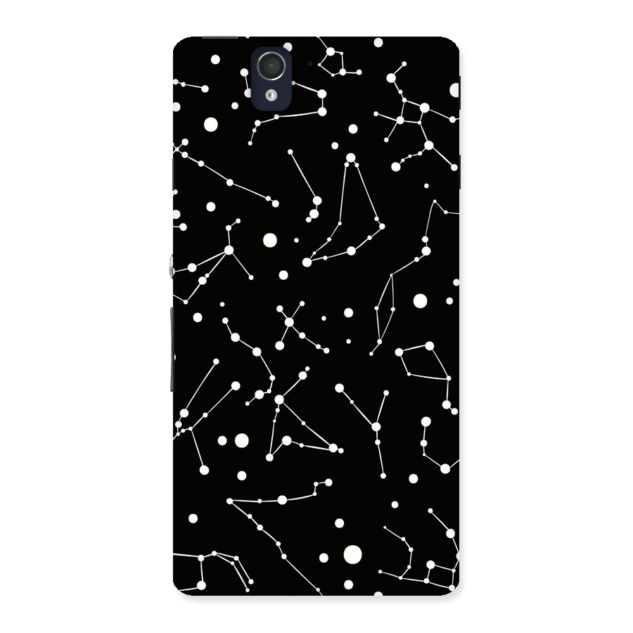 Black Constellation Pattern Back Case for Sony Xperia Z