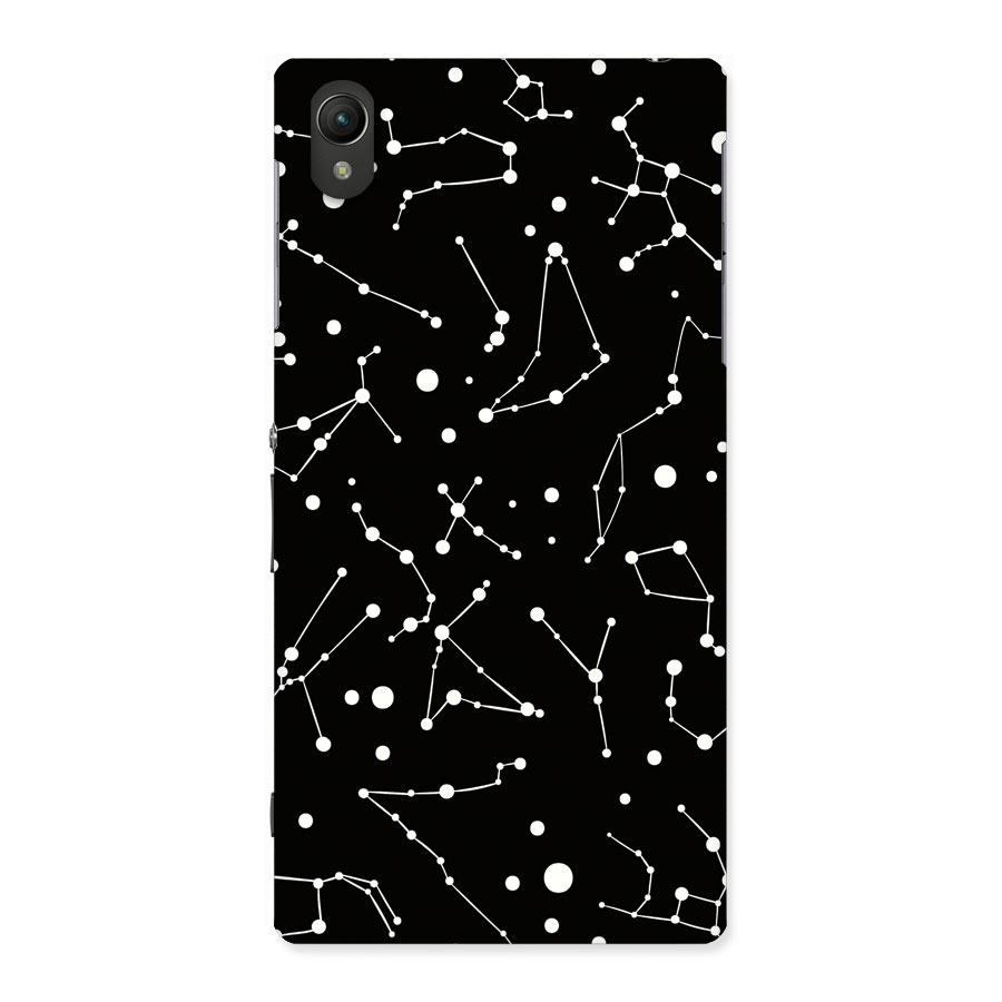 Black Constellation Pattern Back Case for Sony Xperia Z1