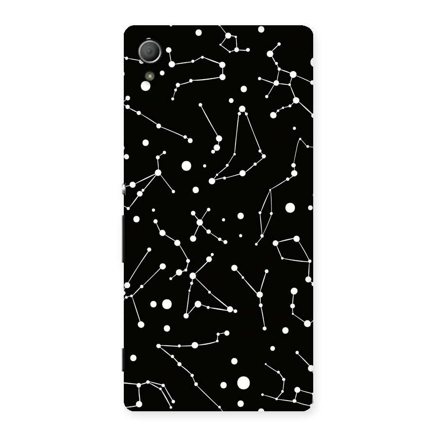 Black Constellation Pattern Back Case for Xperia Z4