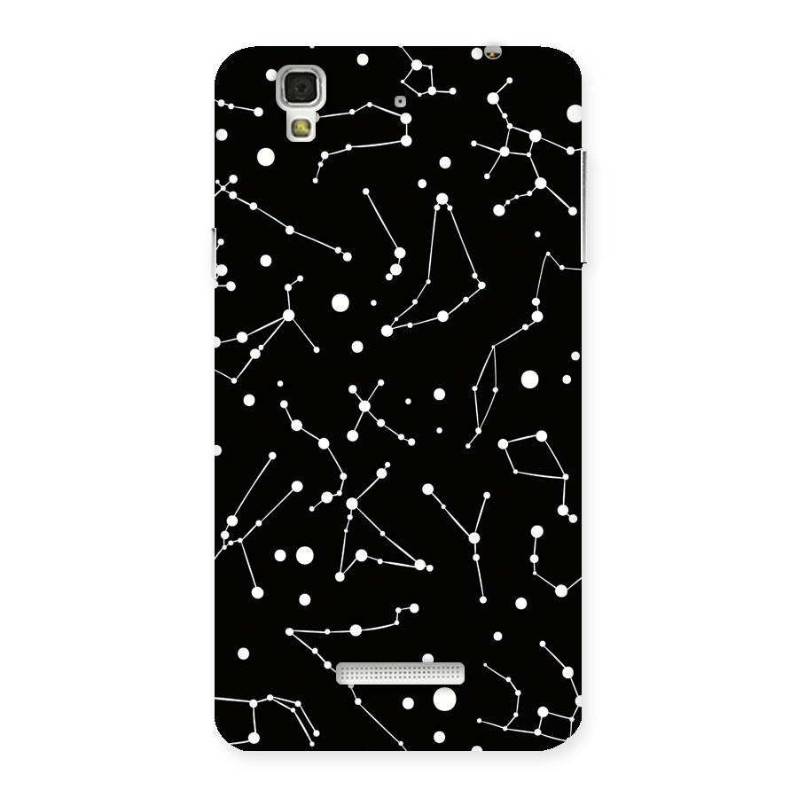 Black Constellation Pattern Back Case for Yu Yureka