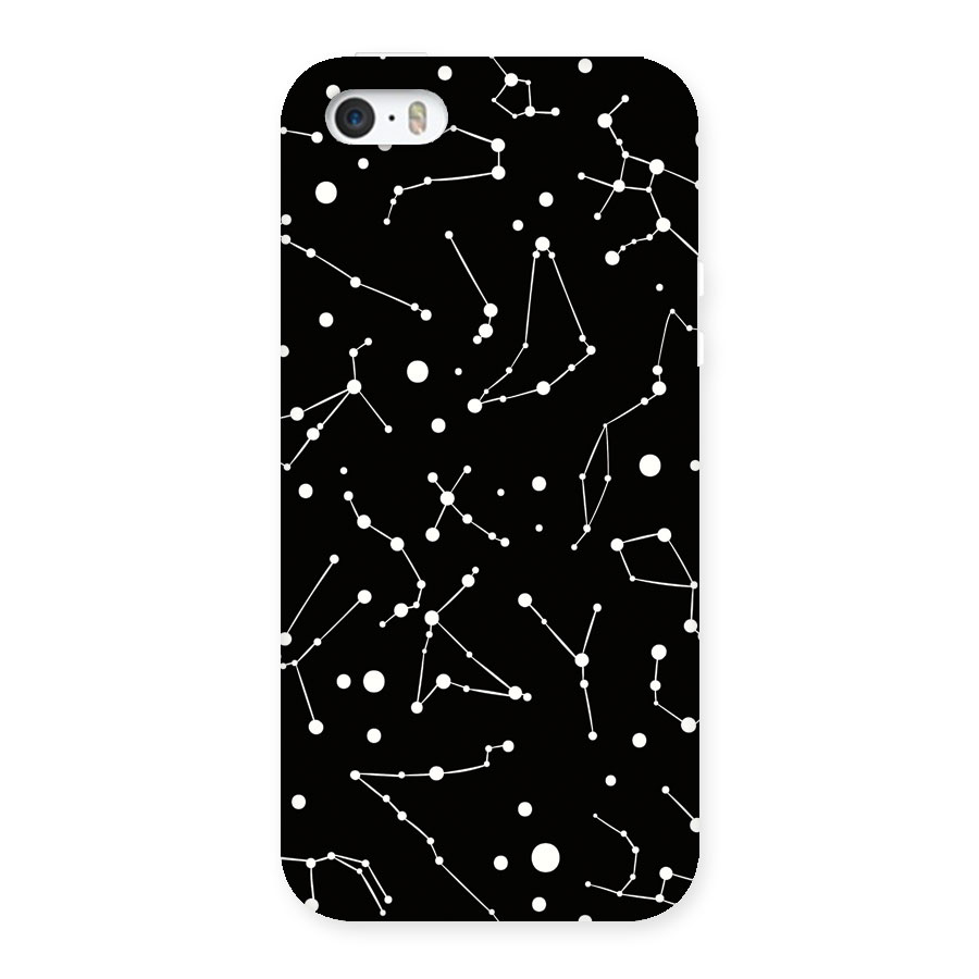 Black Constellation Pattern Back Case for iPhone 5 5S