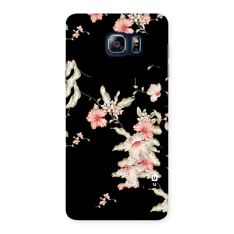 Black Floral Back Case for Galaxy Note 5