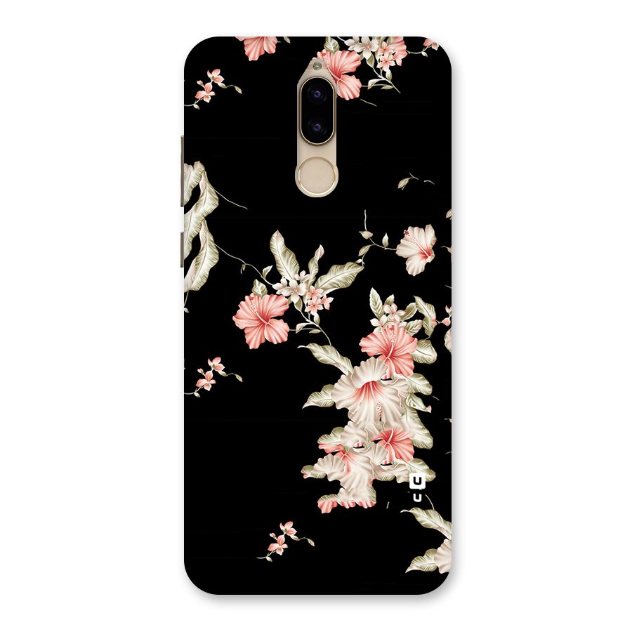 Black Floral Back Case for Honor 9i