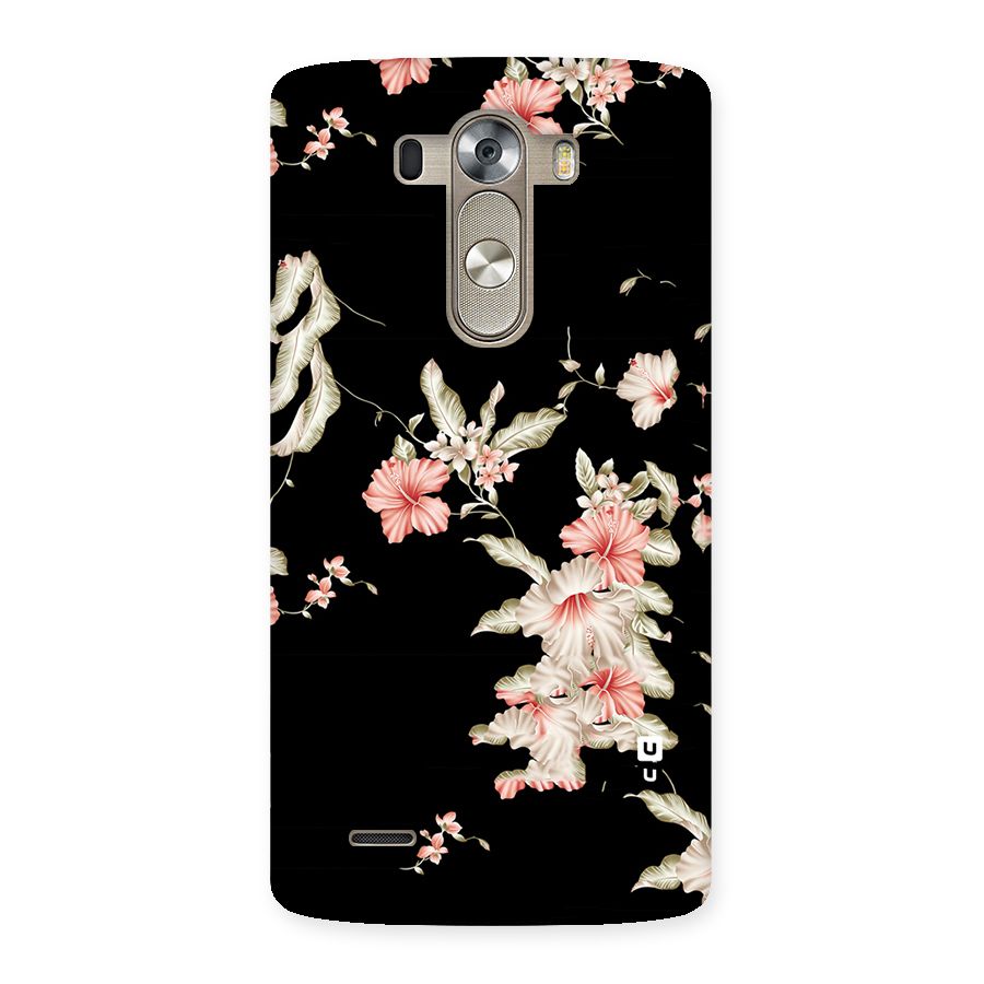 Black Floral Back Case for LG G3