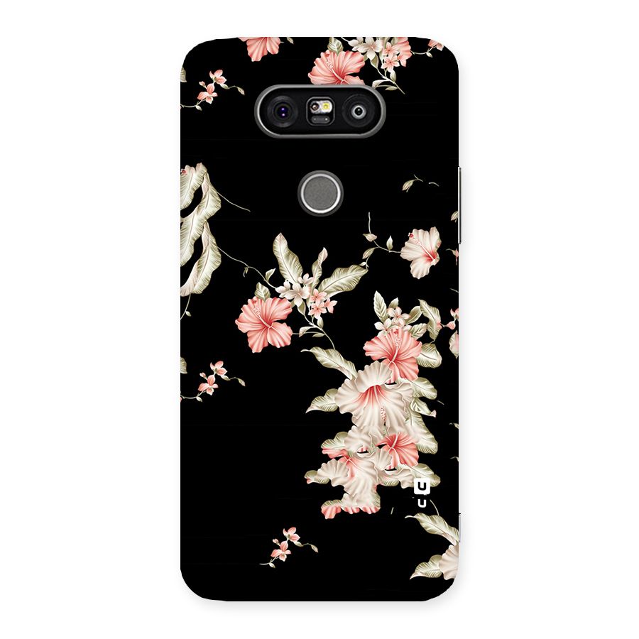 Black Floral Back Case for LG G5