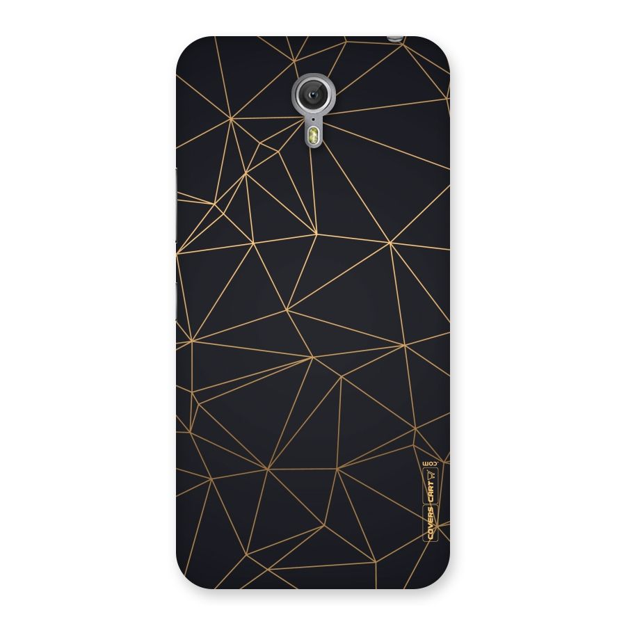 Black Golden Lines Back Case for Zuk Z1