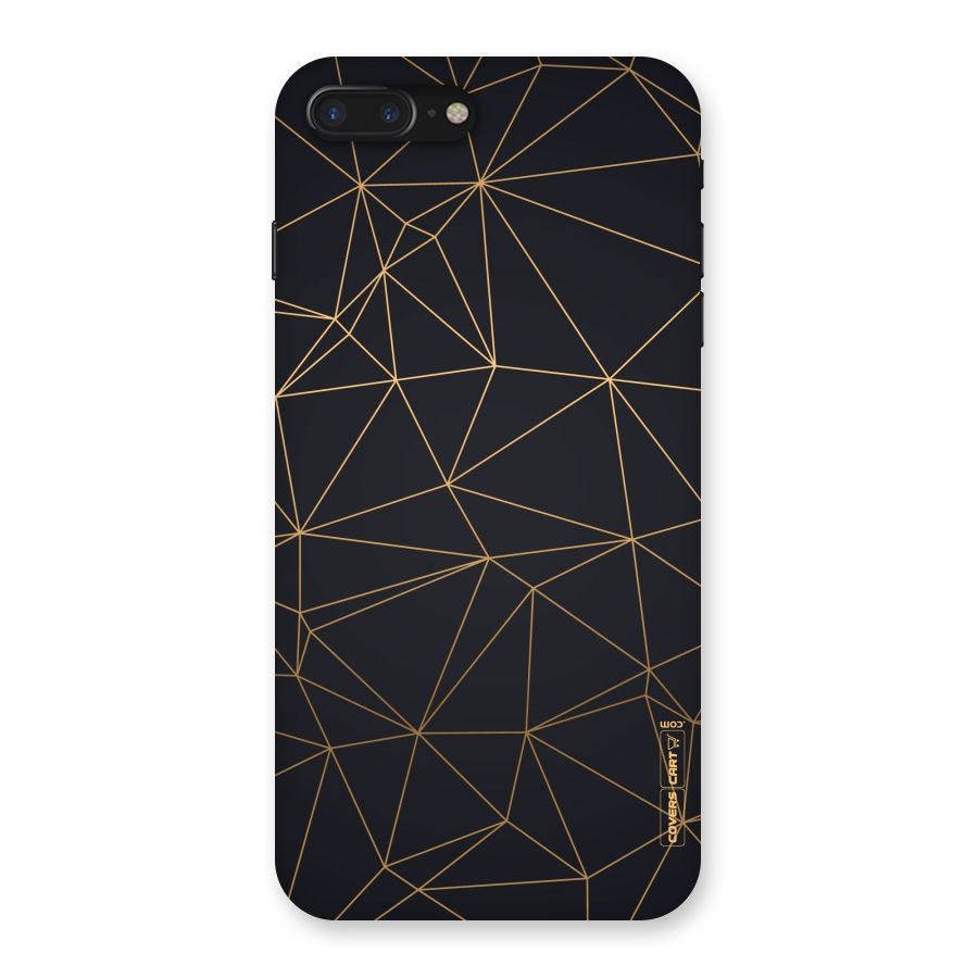 Black Golden Lines Back Case for iPhone 7 Plus
