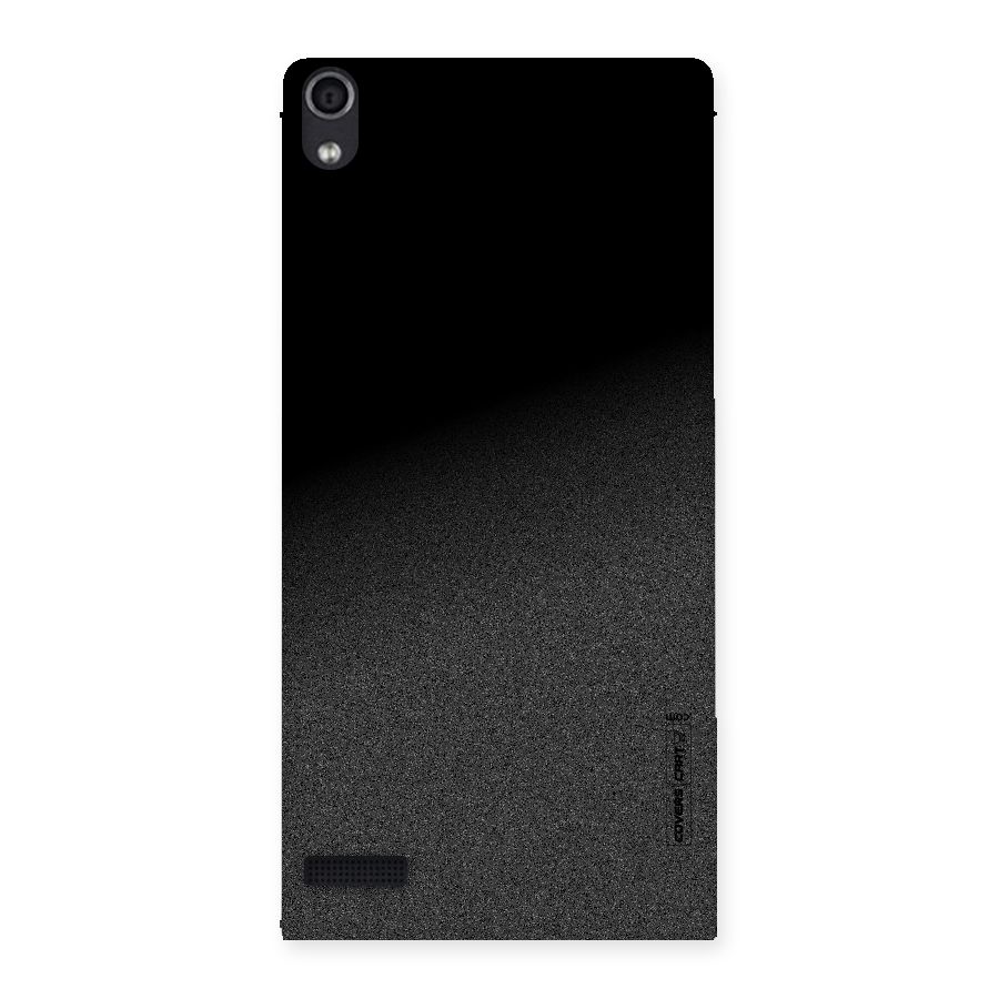 Black Grey Noise Fusion Back Case for Ascend P6