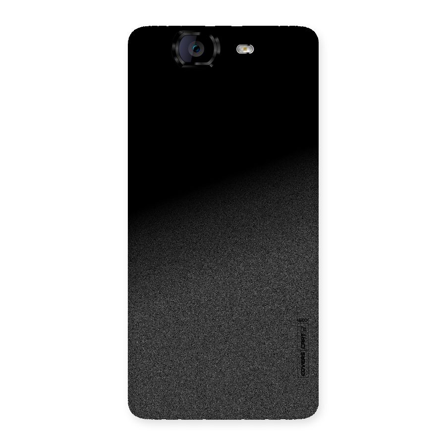 Black Grey Noise Fusion Back Case for Canvas Knight A350
