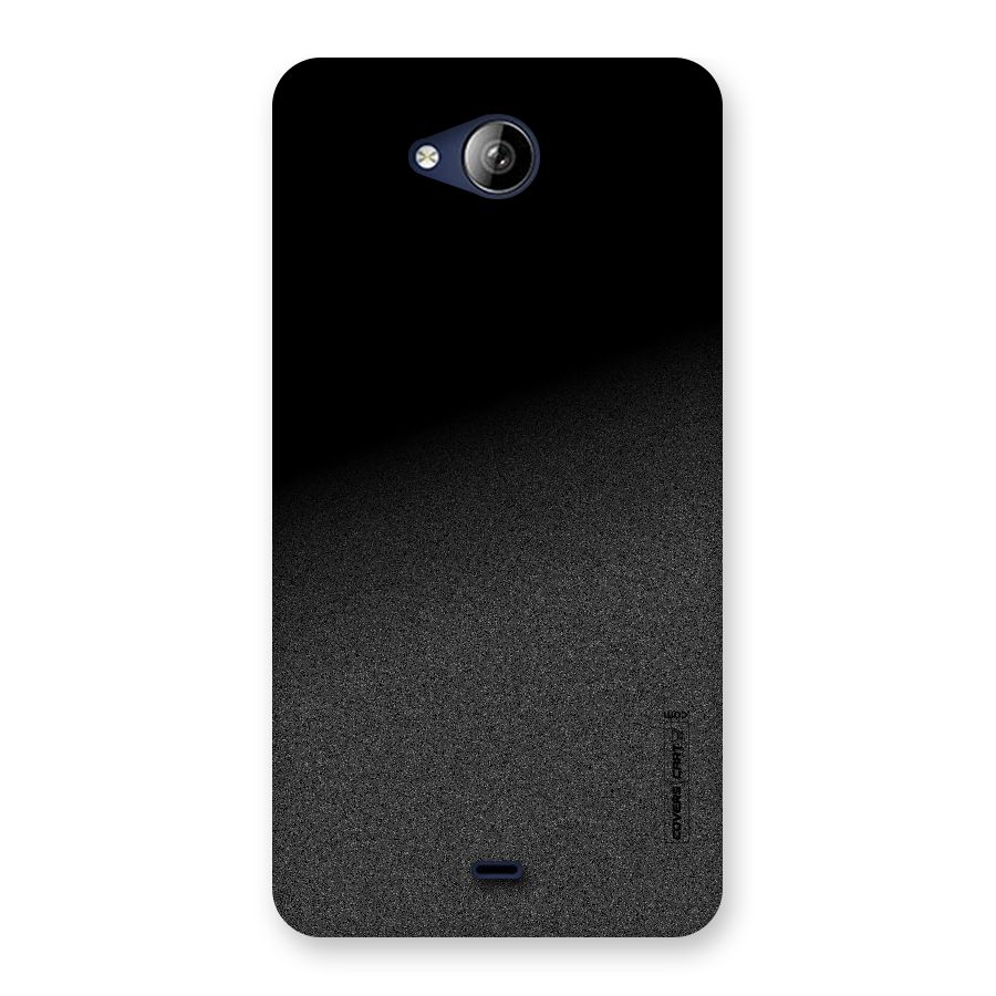 Black Grey Noise Fusion Back Case for Canvas Play Q355