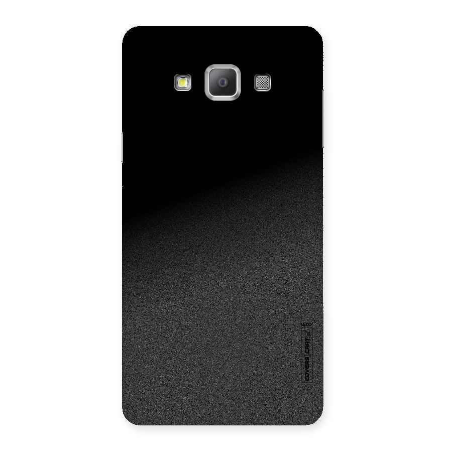 Black Grey Noise Fusion Back Case for Galaxy A7