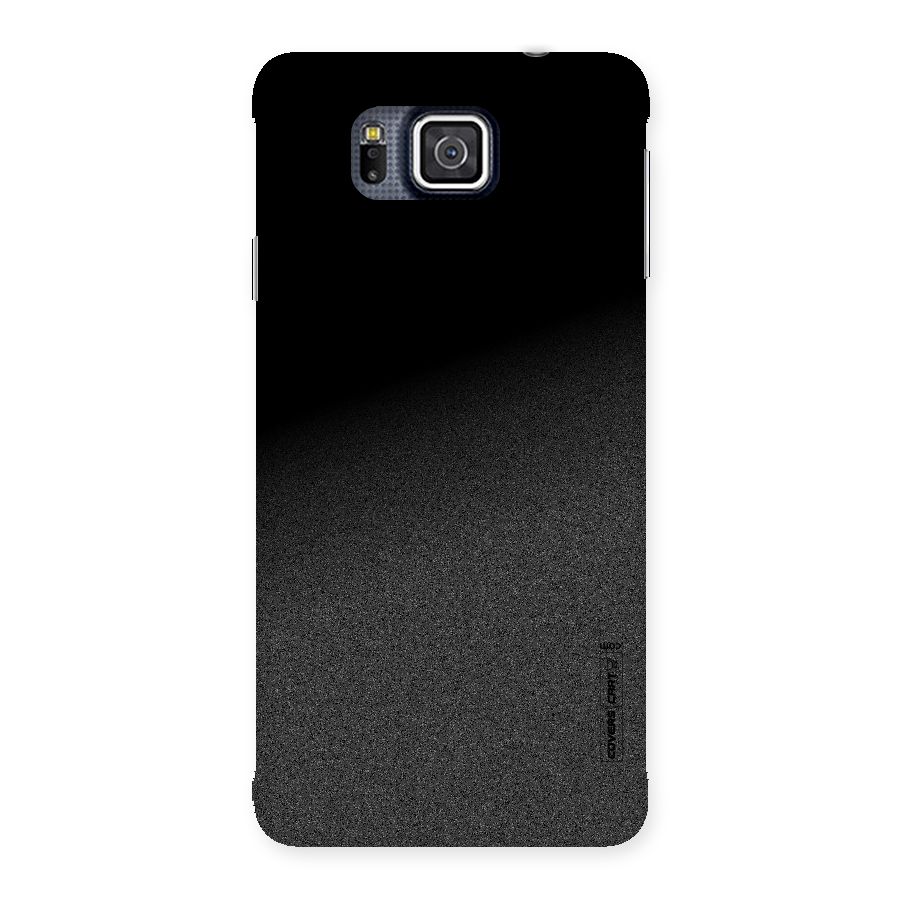 Black Grey Noise Fusion Back Case for Galaxy Alpha