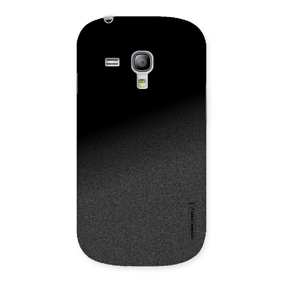 Black Grey Noise Fusion Back Case for Galaxy S3 Mini