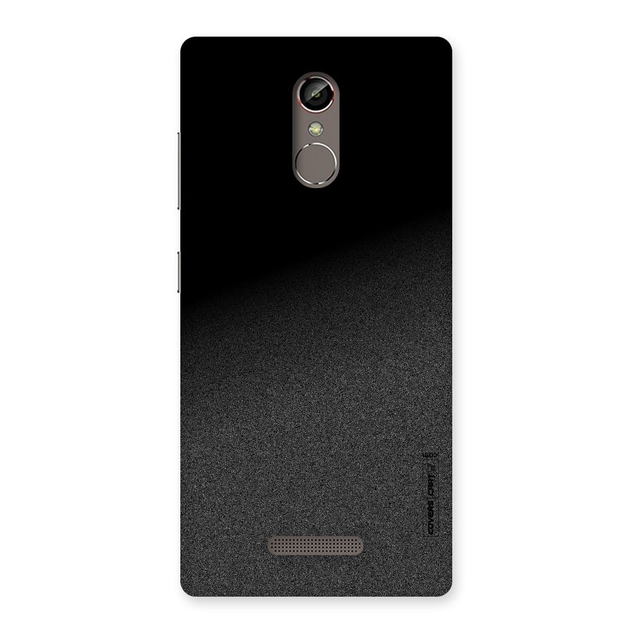 Black Grey Noise Fusion Back Case for Gionee S6s
