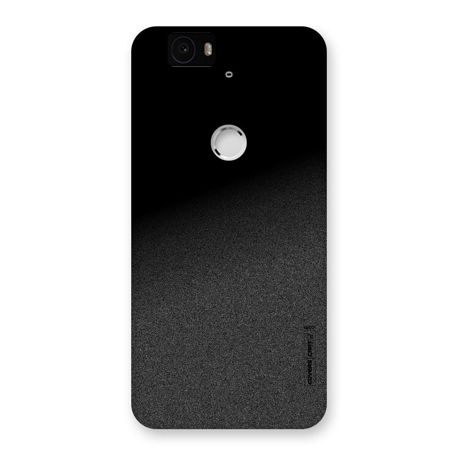 Black Grey Noise Fusion Back Case for Google Nexus-6P