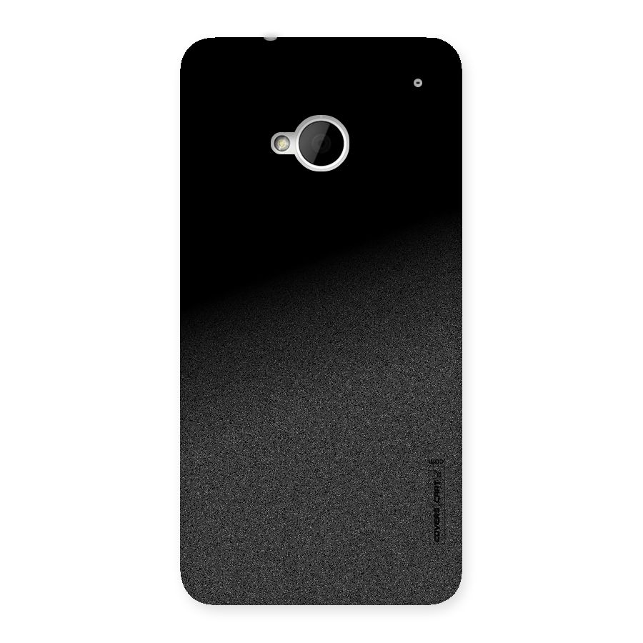 Black Grey Noise Fusion Back Case for HTC One M7