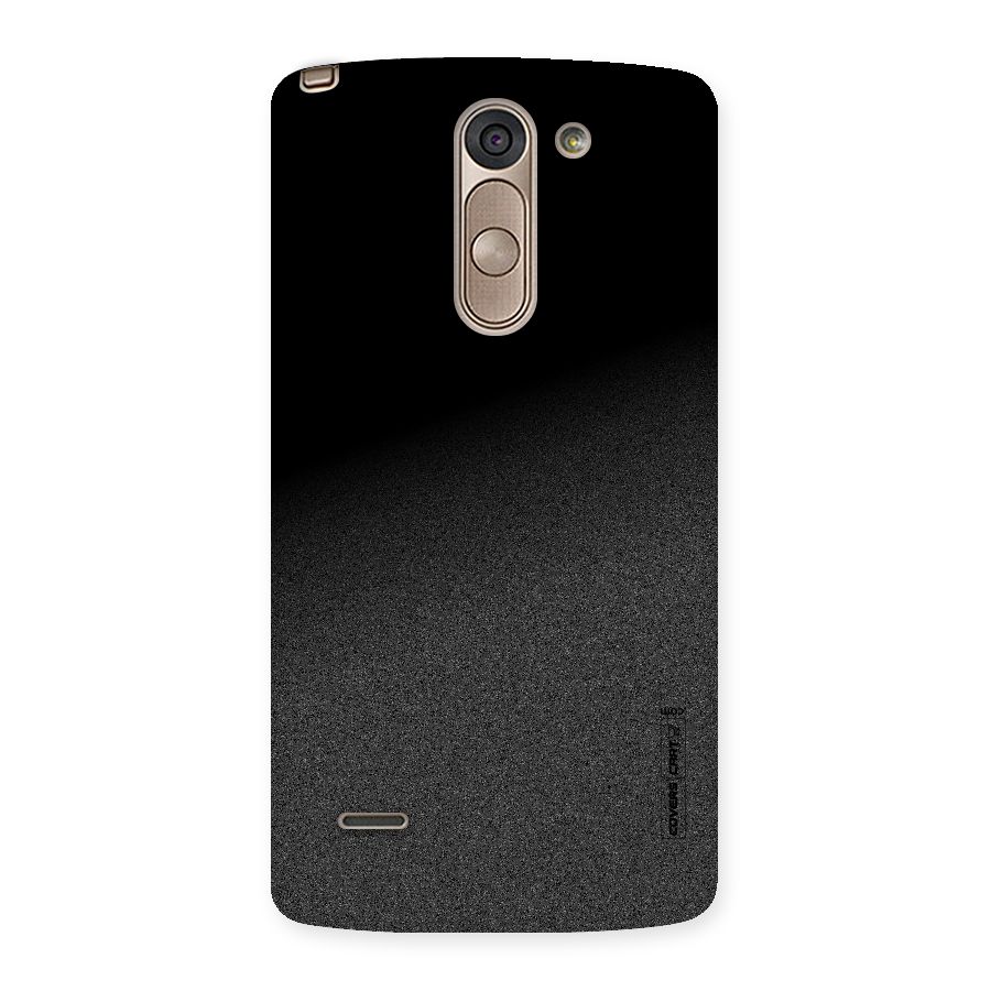 Black Grey Noise Fusion Back Case for LG G3 Stylus