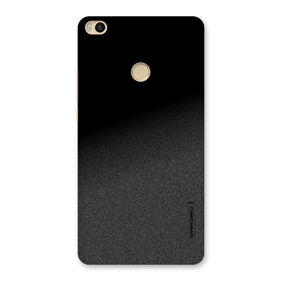 Black Grey Noise Fusion Back Case for Mi Max 2