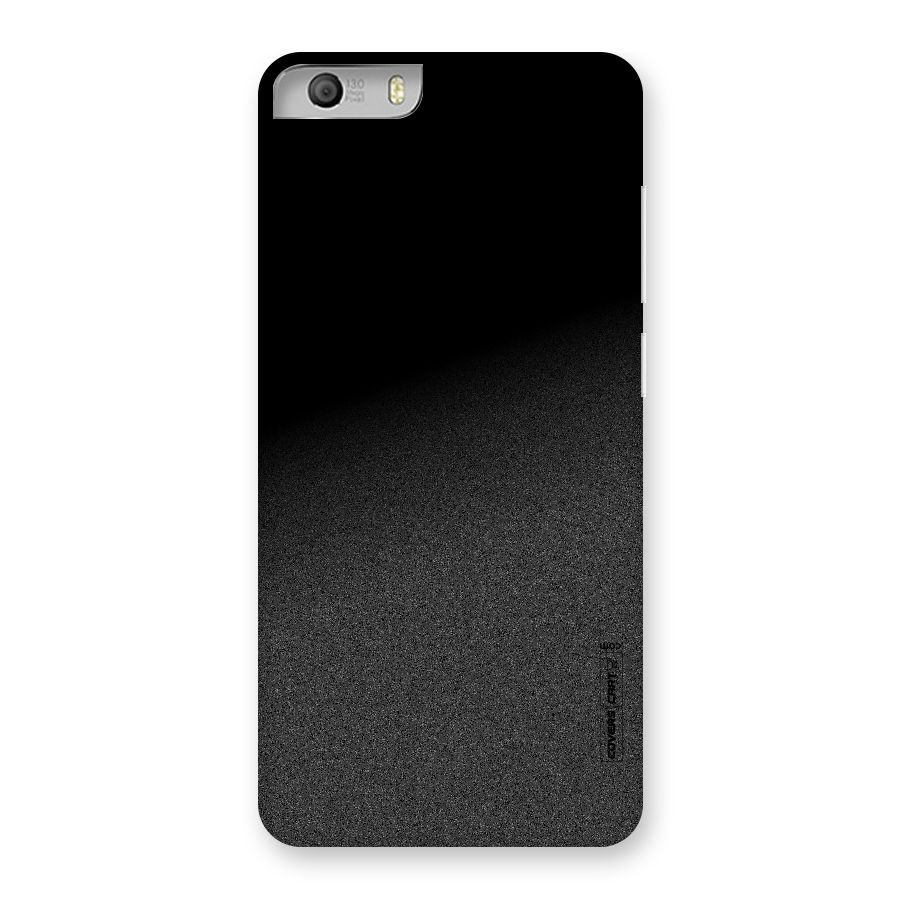 Black Grey Noise Fusion Back Case for Micromax Canvas Knight 2