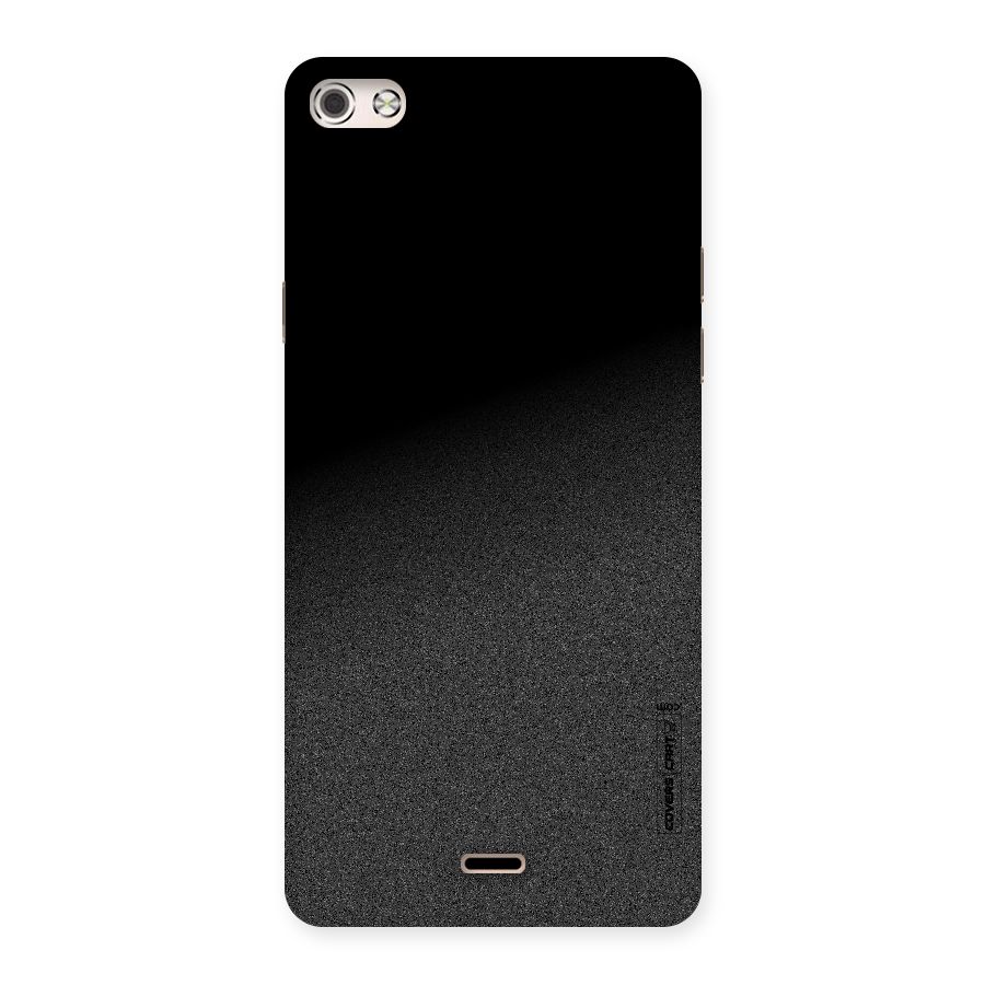 Black Grey Noise Fusion Back Case for Micromax Canvas Silver 5