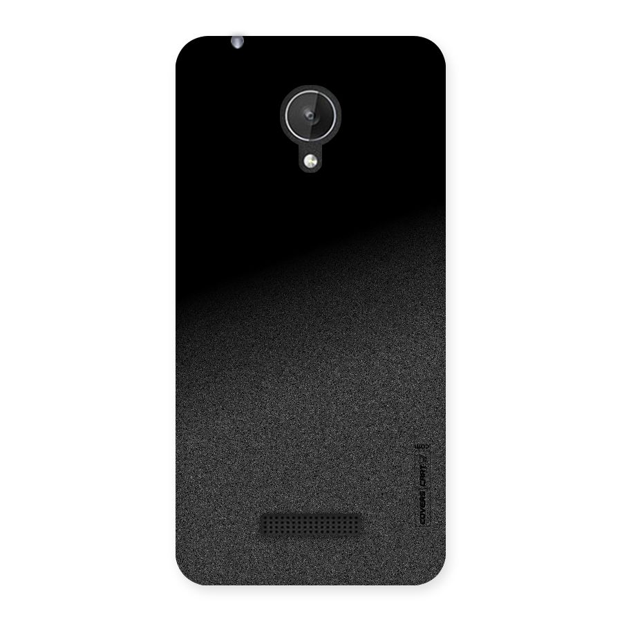 Black Grey Noise Fusion Back Case for Micromax Canvas Spark Q380
