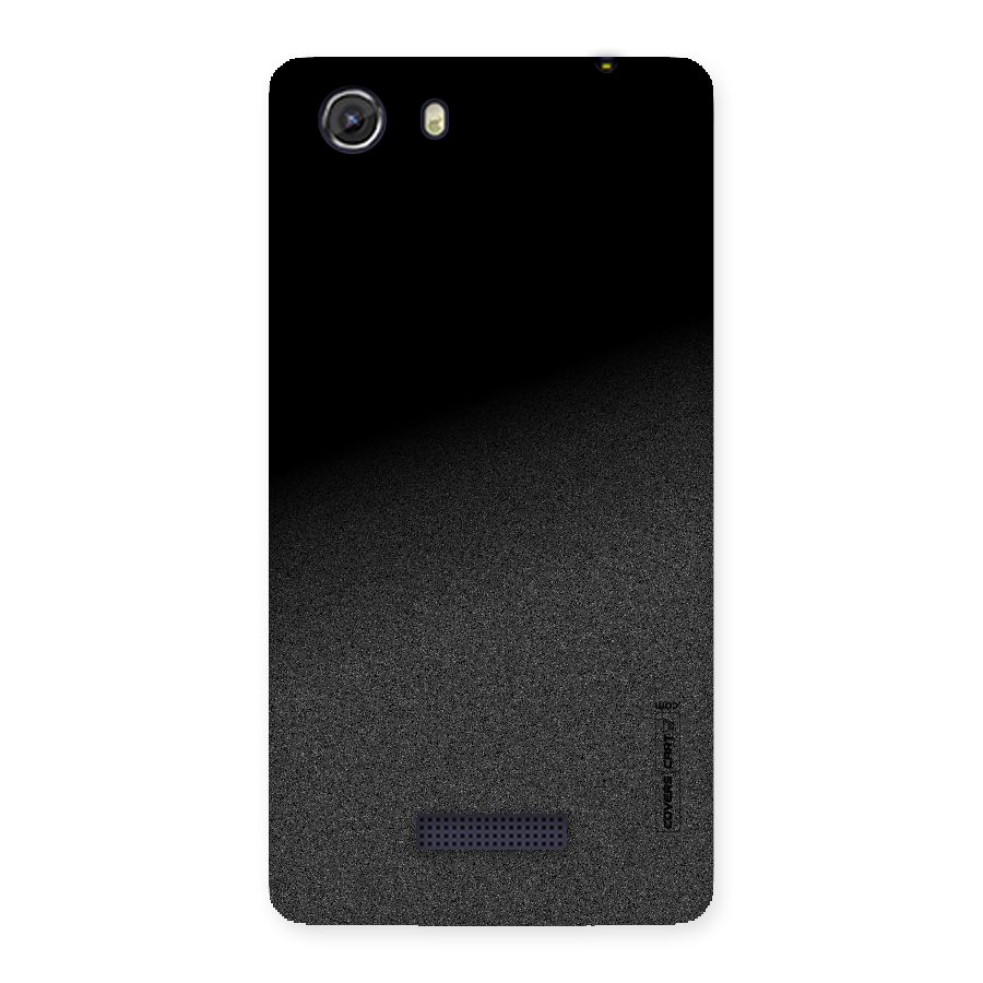 Black Grey Noise Fusion Back Case for Micromax Unite 3