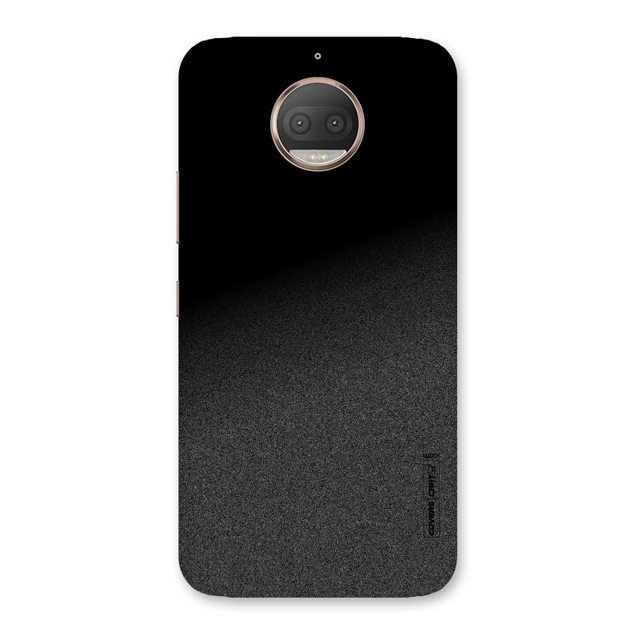 Black Grey Noise Fusion Back Case for Moto G5s Plus