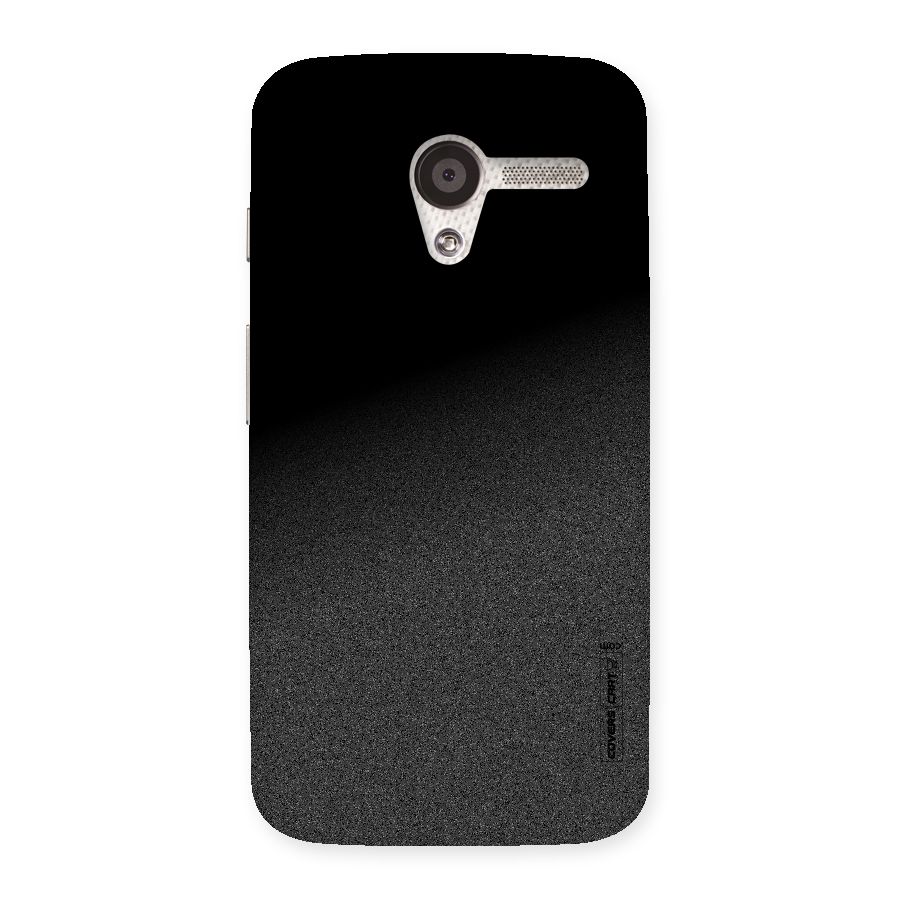 Black Grey Noise Fusion Back Case for Moto X