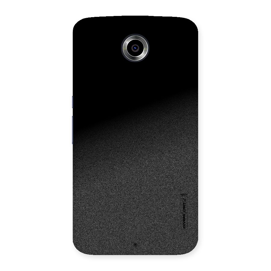 Black Grey Noise Fusion Back Case for Nexsus 6