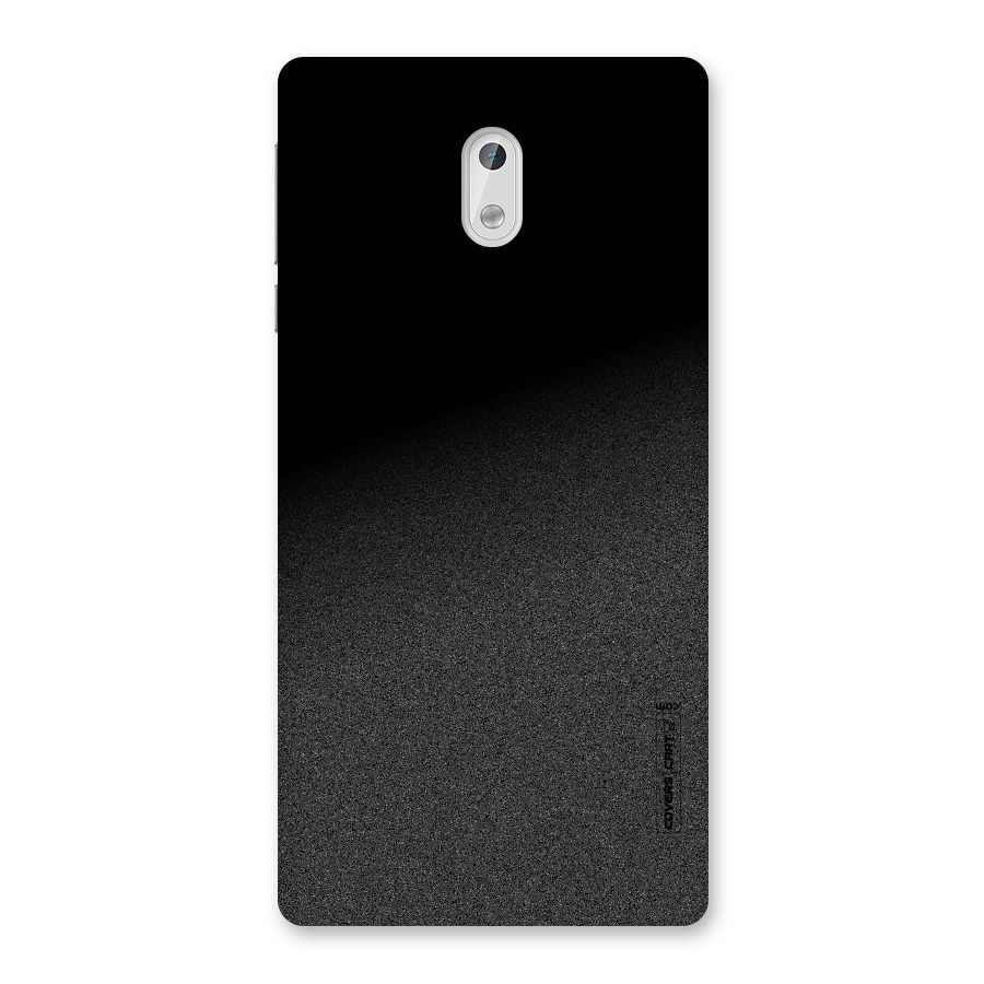 Black Grey Noise Fusion Back Case for Nokia 3