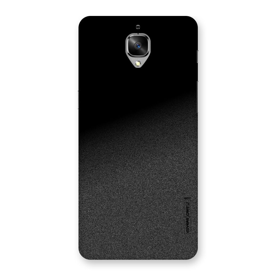 Black Grey Noise Fusion Back Case for OnePlus 3