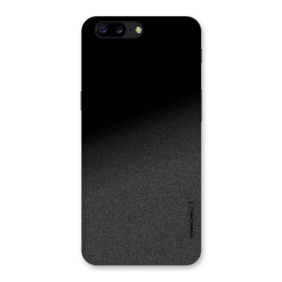 Black Grey Noise Fusion Back Case for OnePlus 5