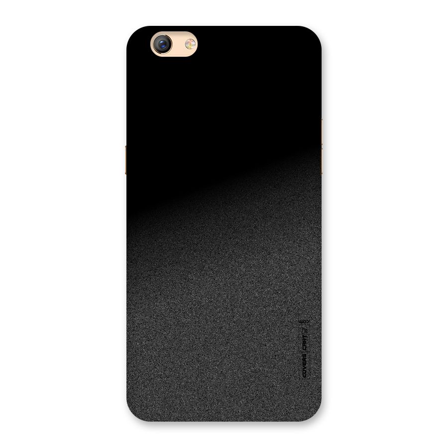 Black Grey Noise Fusion Back Case for Oppo F3 Plus