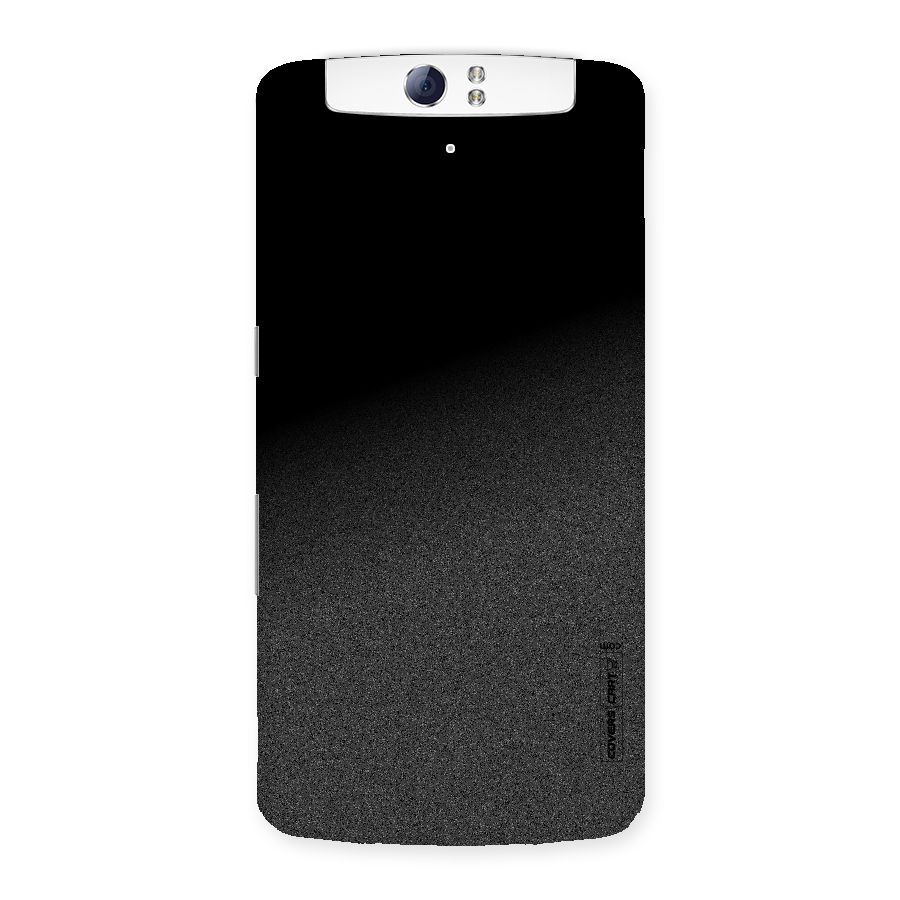 Black Grey Noise Fusion Back Case for Oppo N1