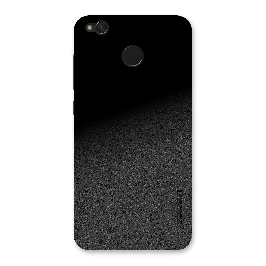Black Grey Noise Fusion Back Case for Redmi 4