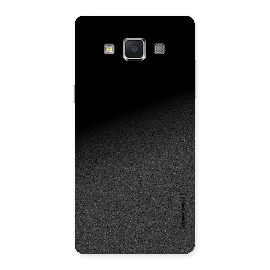 Black Grey Noise Fusion Back Case for Samsung Galaxy A5