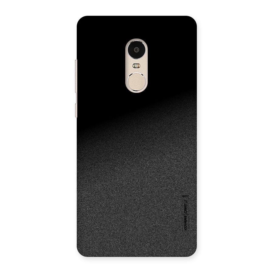 Black Grey Noise Fusion Back Case for Xiaomi Redmi Note 4