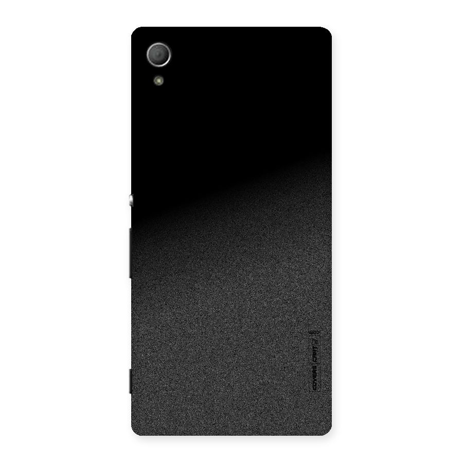 Black Grey Noise Fusion Back Case for Xperia Z4