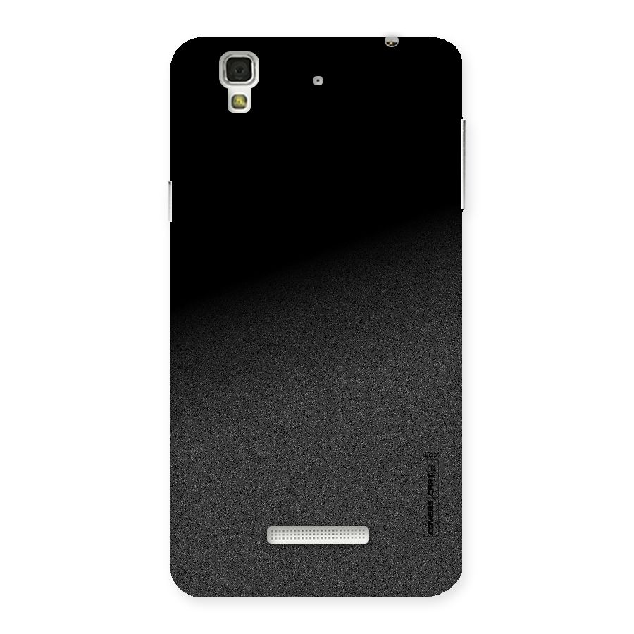 Black Grey Noise Fusion Back Case for YU Yureka Plus