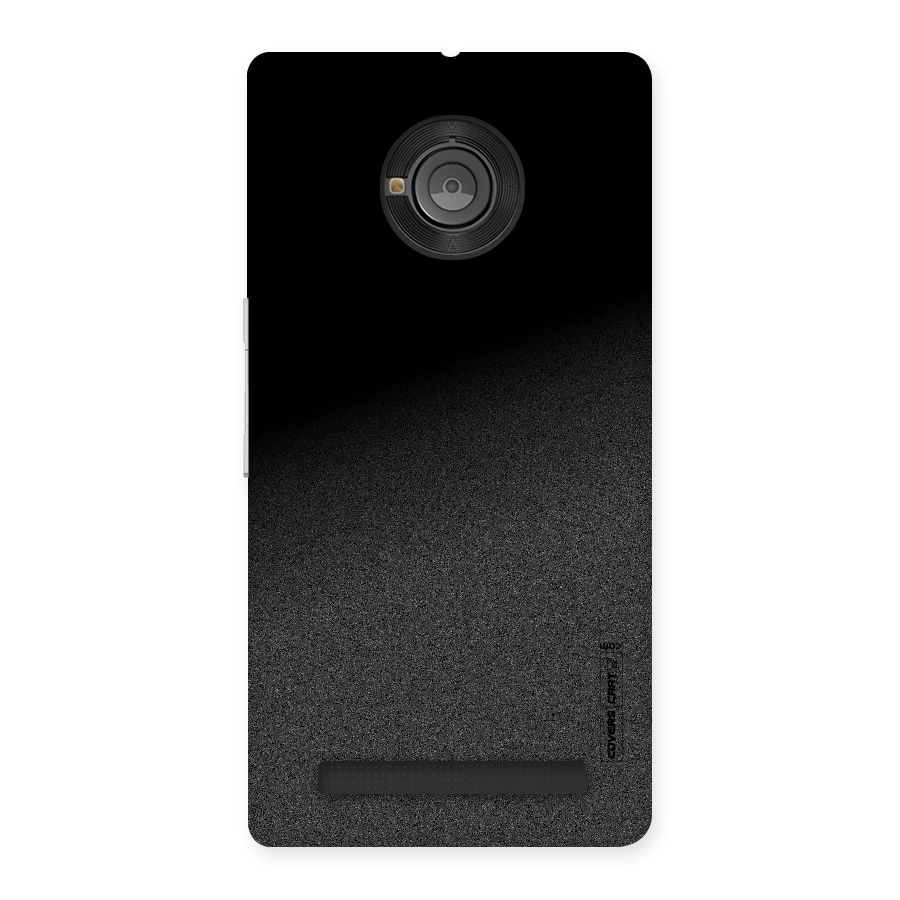 Black Grey Noise Fusion Back Case for Yu Yuphoria