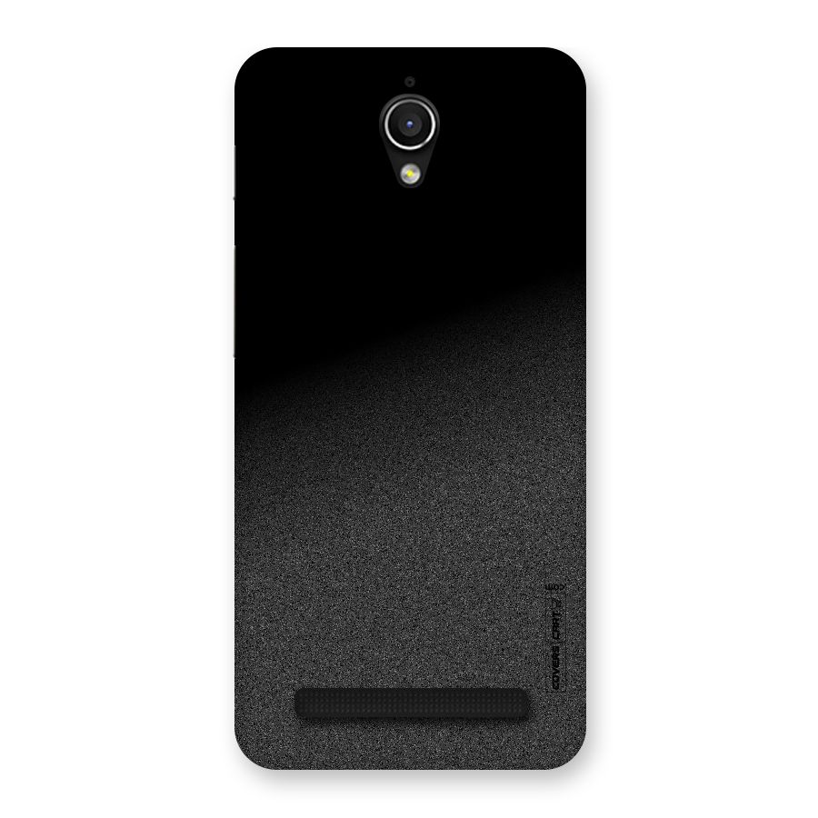 Black Grey Noise Fusion Back Case for Zenfone Go