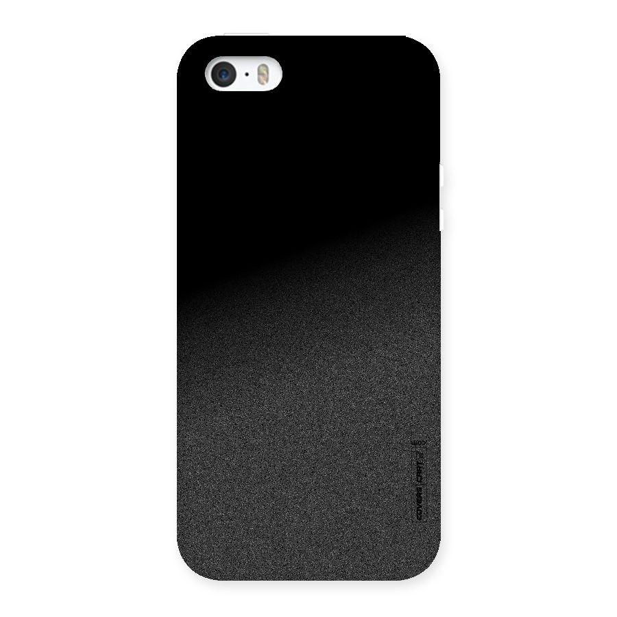 Black Grey Noise Fusion Back Case for iPhone SE