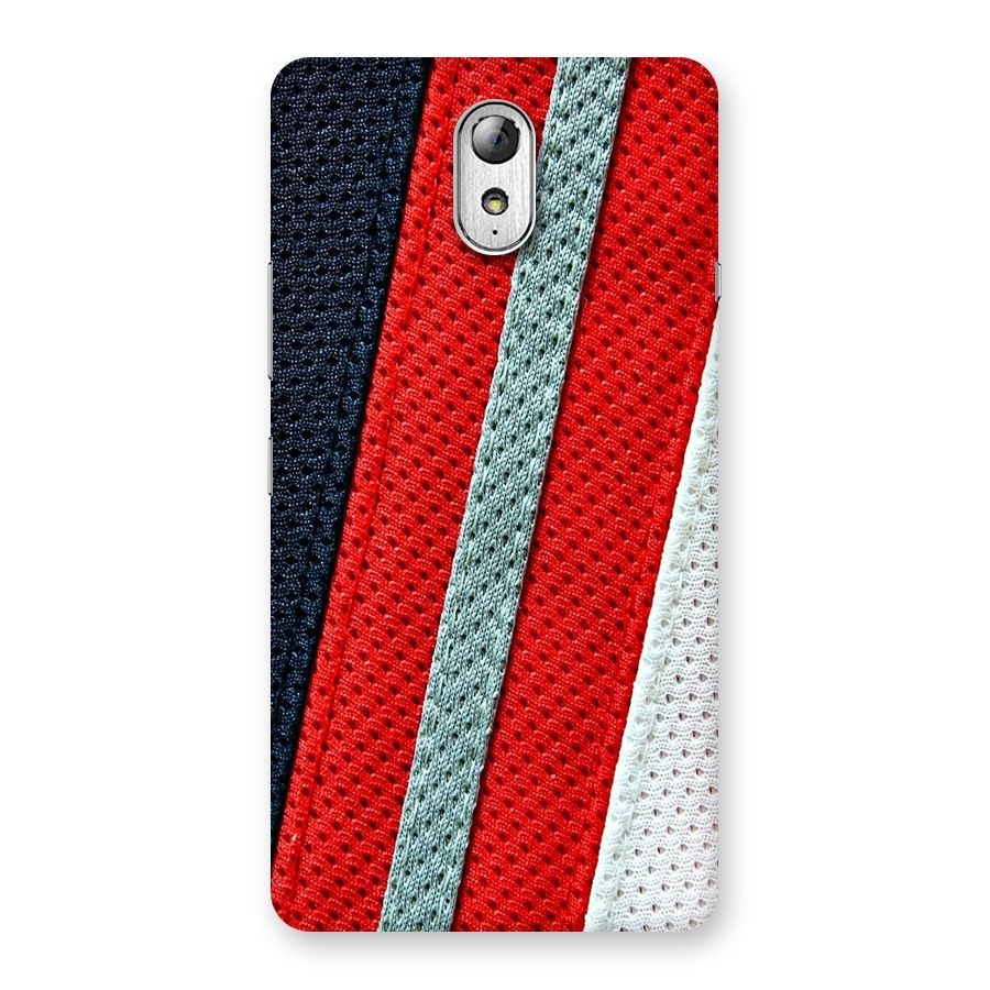 Black Red Grey Stripes Back Case for Lenovo Vibe P1M